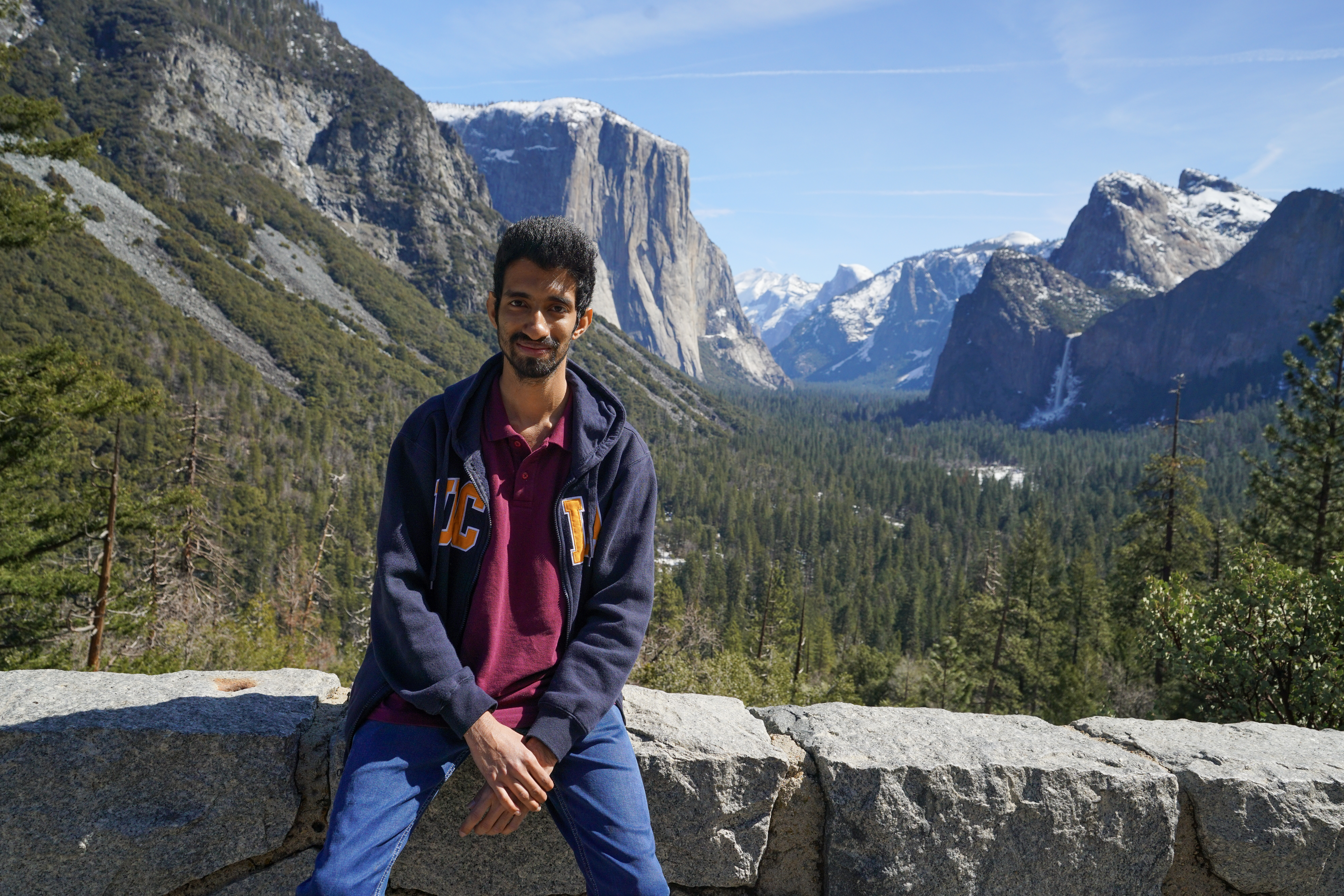 Jayanth Shreekumar at Yosemite National Park